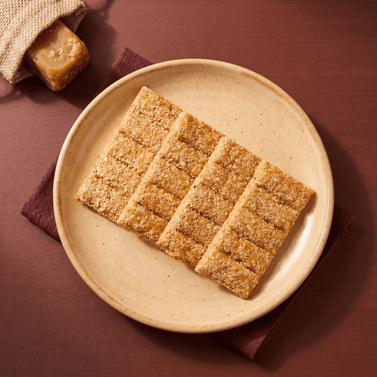 Authentic Indian Patti Gajak (Gud) - Thin & Crispy Delight - Gokul's