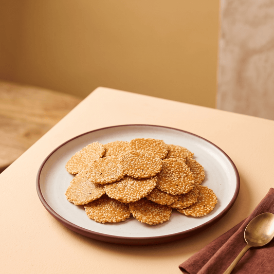 Chips Revri (Gud) - Crispy Sesame Jaggery Chips, Traditional Snack Reimagined - Gokul's