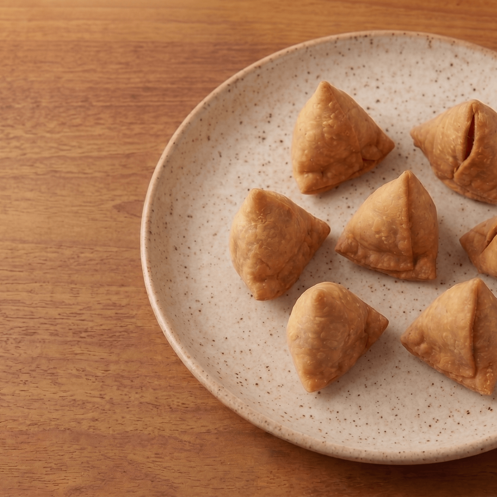 Dal Samosa - a crispy, savory snack ! - Gokul's