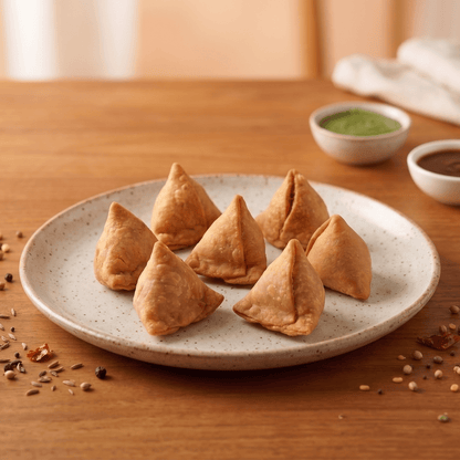 Dal Samosa - a crispy, savory snack ! - Gokul's