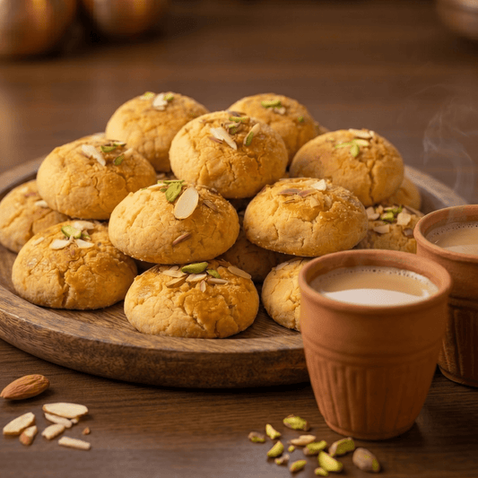 Desi Ghee Naan Khatai: Traditional Indian Cookie - Gokul's