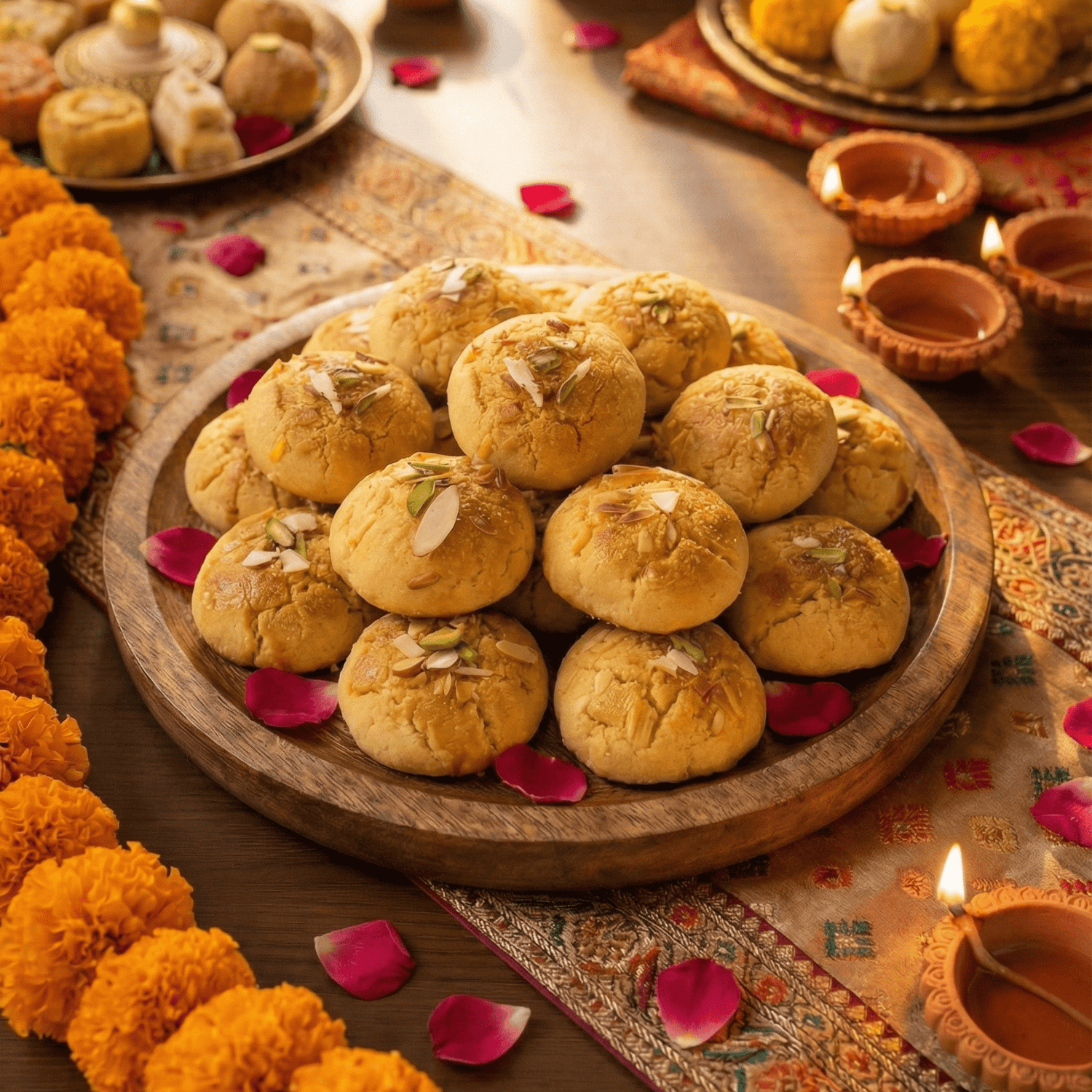 Desi Ghee Naan Khatai: Traditional Indian Cookie - Gokul's