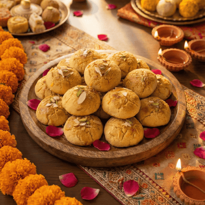 Desi Ghee Naan Khatai: Traditional Indian Cookie - Gokul's