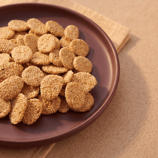Khasta Revri: Premium Sesame & Jaggery Sweet with Crispy Texture - Gokul's