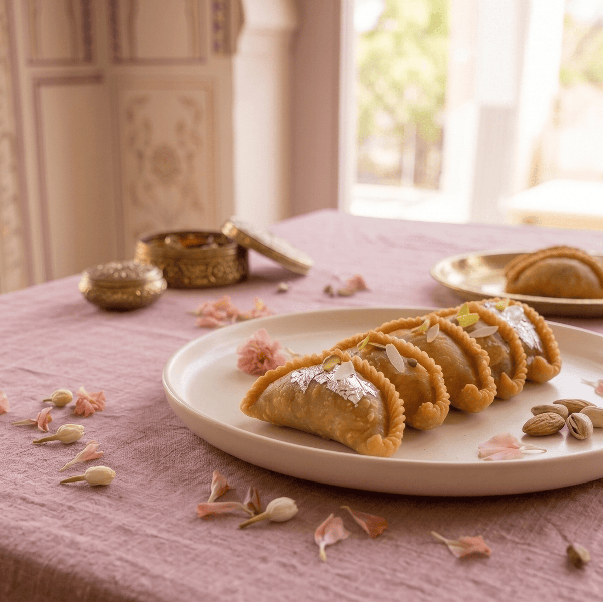 Sweetened Gujiya - Classic Indian Dessert for Festive Celebrations - Gokul's