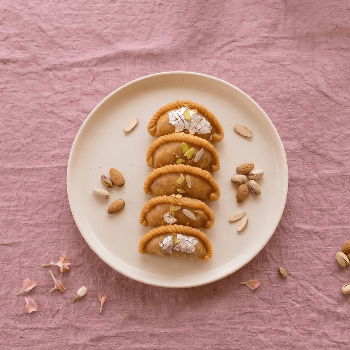 Sweetened Gujiya - Classic Indian Dessert for Festive Celebrations - Gokul's