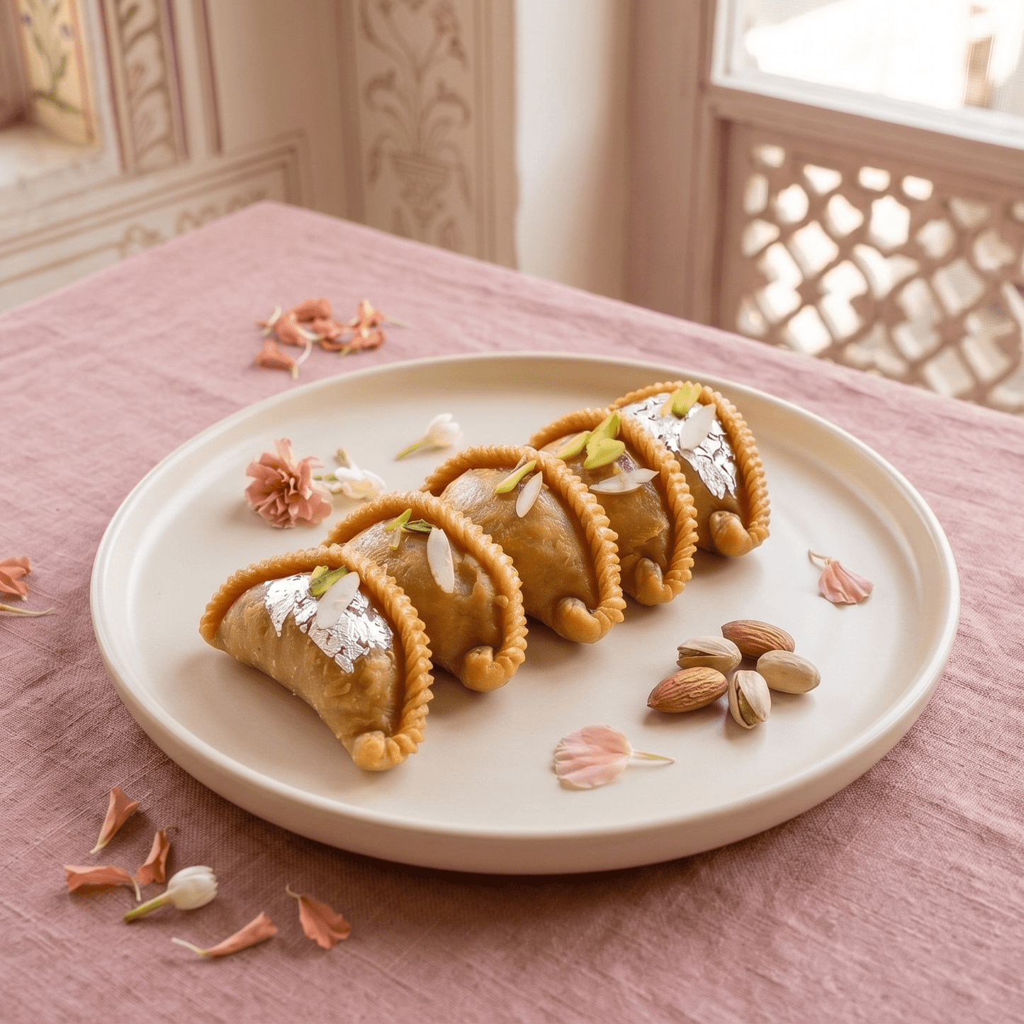 Sweetened Gujiya - Classic Indian Dessert for Festive Celebrations - Gokul's